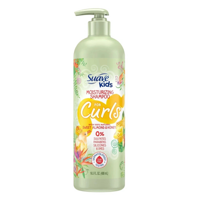 Suave Kids Naturals 20 oz pump bottle of sweet almond and honey curl detangling conditioner, sealed and new