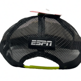 ESPN PrimeTime Football Trucker Hat – Neon Green Flat Brim Snapback Cap — view 2 of 2