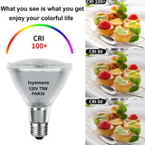 Six PAR30 long neck 75W halogen flood light bulbs with E26 base in open box packaging, warm white 2800K - view 8