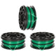 Eyoloty DF-080 Trimmer Spool 0.080" 30ft 3-Pack for Black+Decker GH1000 GH1100 GH2000