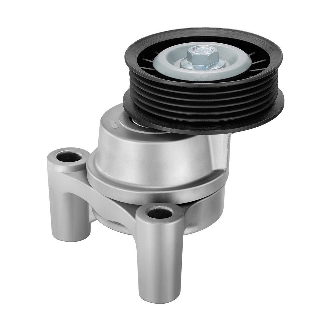 Chrome belt tensioner assembly pulley model 39083 replacement for Chevrolet Silverado GMC Sierra Cadillac Escalade