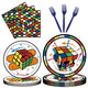 WAHA-GG Video Game Party Supplies 96-Piece Set – Serves 24 Guests
