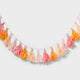 Spritz Pink & Orange Paper Tassel Party Garland – 60" Hanging Banner