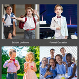 AWAYTR Kids Adjustable Magnetic Elastic Belts 3-Pack for Boys & Girls — view 5 of 7