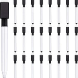 Set of 24 RYHBETH magnetic fine point dry erase markers in assorted colors displayed on a whiteboard