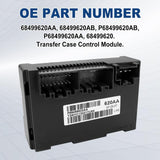 FEXON transfer case control module part number 68499620AB for 2021-2025 Dodge Durango and Jeep Grand Cherokee WK - view 3