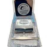 MIYADIVA 30X Magnifying Compact Pocket Mirror with Tweezers – Gold – Open Box — view 8 of 8