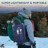PY SUPER MODE Mummy Sleeping Bag 3-Season Waterproof Lightweight 32°F Blue — view 4 of 6