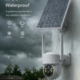 GNCC GW41-1U white dome 4G LTE solar-powered outdoor security camera with pan-tilt mount, 2K HD no WiFi - view 6