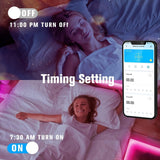 DAYBETTER 400ft LED Strip Lights 4-Pack – Bluetooth App & Remote Color Changing – Open Box — view 4 of 8