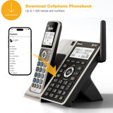 AT&amp;T BL3107-4 DECT 6.0 4-Handset Cordless Phone Bluetooth Call Blocker Titanium by AT&amp;T - view 5