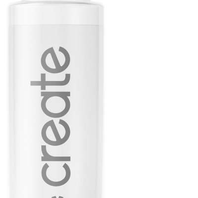 Create 32oz clear BPA-free plastic reusable water bottle with flip lock lid for gym and sports use