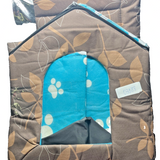 VARMTOR Weatherproof Insulated Outdoor Cat House with Transparent Curtain – Used — view 8 of 8