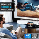 UANTIN USB-C to HDMI Cable 6FT – 4K@30Hz Braided Nylon, Gold-Plated — view 2 of 7