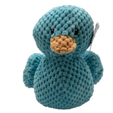 Gigglescape Light Blue Crochet-Style Duck Plush Stuffed Animal for Toddlers — view 2 of 3
