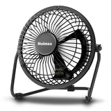 Holmes 4-Inch Mini High Velocity Desk Fan – Black Metal, Open Box — view 1 of 8