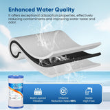 Two PurePlus PP10BB-CC 10x4.5 inch whole house sediment carbon water filter cartridges in original packaging - view 5