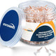 215 Rose Gold Steel Push Pins for Bulletin Board with Storage Jar
