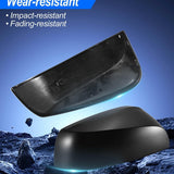 Textured black ABS plastic right passenger side mirror cover cap for Toyota RAV4 LE and Hybrid LE 2019-2024 - view 5