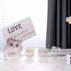 MALACHI Acrylic Cat Memo Holder Stand – Cute Office Desk Decor