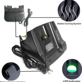 ANOITD LCS36 black fast charger for Black and Decker 36V 40V Max lithium battery packs, open box - view 6