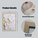 NCYEL Framed 3D Textured Floral Canvas Wall Art Set of 2 – 12x16 — view 2 of 8