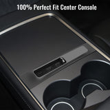 Hodozzy silver metal 3-in-1 USB hub docking station for Tesla 2021+ center console with USB and USB-C ports - view 3