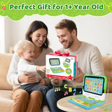 Green GMAOPHY 2-in-1 kids learning laptop tablet toy with keyboard and detachable screen for toddlers ages 1 to 3 - view 2