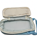 Great Day Light Blue Multi-Compartment Zipper Pencil Case Pouch with Handle — view 4 of 4