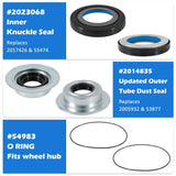 LAIKOU Front Axle Knuckle Vacuum Seal Kit for Ford F250–F550 Dana Super 60 — view 4 of 8