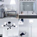Four TJOY G25 frosted LED globe light bulbs with E26 base, 5000K daylight vanity bulbs for bathroom mirrors - view 8