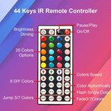 DAYBETTER 32.8ft RGB LED Strip Lights Kit – Color Changing 5050 Remote — view 5 of 8