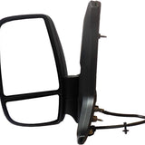 FIEIJ heated driver side lower mirror glass with mounting plate for Ford Transit 150 250 350 vans 2015 and newer - view 2