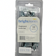 Brightroom 16-Piece Metal Pegboard Hooks Kit – J, U, Straight & Double-Prong