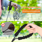 5FT Heavy Duty Reflective Rope Dog Leash with Locking Swivel Hook & EVA Handle — view 4 of 7