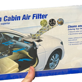 Carquest 28654 cabin air filter replacement part for Porsche 911 Boxster Cayman in original packaging