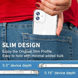 AEDILYS clear slim TPU bumper case for iPhone 12 and 12 Pro shown with two 9H tempered glass screen protectors - view 7
