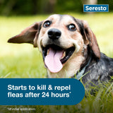 Seresto gray flea and tick collar for small dogs under 18 lbs in original sealed Elanco manufacturer packaging - view 5