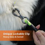 5FT Heavy Duty Reflective Rope Dog Leash with Locking Swivel Hook & EVA Handle — view 3 of 7