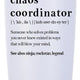 Docik Chaos Coordinator 20oz Insulated Tumbler – Funny Gift for Women