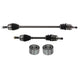 TRQ 4pc Front CV Axle Assembly & Wheel Bearing Kit – 2013-2015 Honda Civic & Acura ILX
