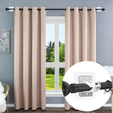 Codoule No-Drill Adhesive Curtain Rod Brackets – 8-Pack, 13 lb Hold — view 2 of 7