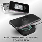 Vena purple and black dual-layer shockproof case for Samsung Galaxy S23 Plus with reinforced corners - view 7