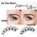Mayhug 160-piece D curl individual lash clusters in 8 to 18mm lengths displayed in packaging tray, black DIY eyelash extensions - view 6