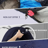 JEAOUIA Lightweight 3-Season Waterproof Sleeping Bag with Compression Sack — view 5 of 7