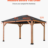 Beige VEVOR winter gazebo cover fitted over a 12x16 ft hardtop gazebo with mesh roll-up windows and floor skirt - view 3