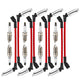 BDFHYK Iridium Spark Plug & Wire Set for GM V8 Engines (41-110 / 9478RR)