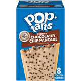 Box of Pop-Tarts Frosted Chocolatey Chip Pancake Toaster Pastries 8 count 13.5 oz with fudge frosting