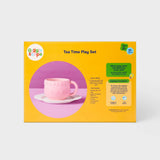 Gigglescape 21-Piece Kids Plastic Tea Set with Smiley Face Teapot — view 5 of 5