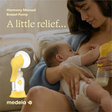 Medela Harmony Manual Breast Pump with yellow PersonalFit Flex shield and 5oz BPA-free collection bottle - view 2